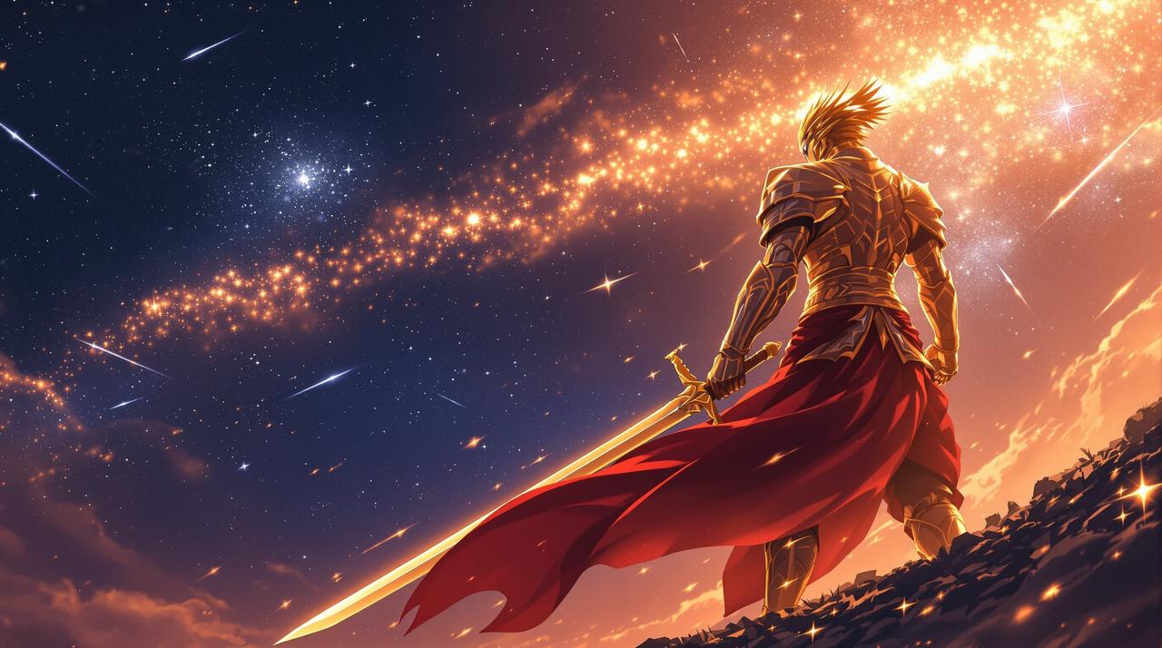 二次元漫画 - 星陨传说：黄金黎明